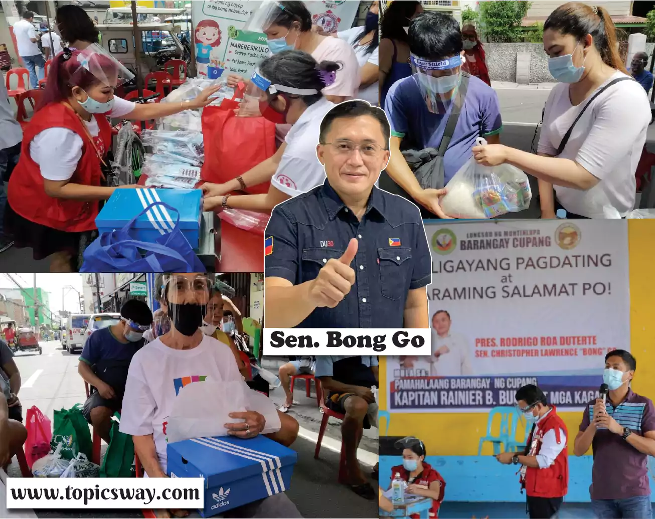 Bong Go’s team continues relief activities for fire victims in Metro Manila